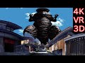 【MMD VR180】ゴジラ(Godzilla) 京都(Kyoto ) Part2
