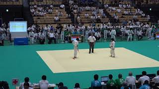 2018IH 柔道女子個人3回戦 52kg級 畠山 埼玉栄（埼玉県）対 古里 長崎明誠（長崎県）