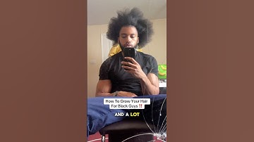 How To Grow Your Hair For Black Guys ‼️