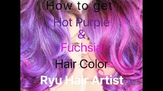 グラデーションカラーやり方 紫ヘアカラー Youtube グラデーションカラーやり方 紫ヘアカラー Youtube