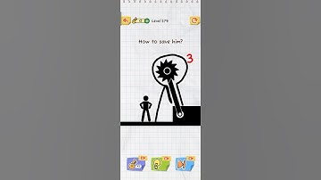 Draw 2 save level 179 solution walkthrough #ytshorts #viralvideo #trending #draw2save #level179