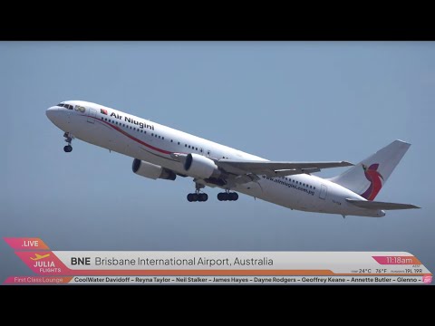 馃敶 LIVE Plane Spotting @ Brisbane Airport Australia Morning RUSH