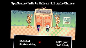 Deltarune Chapter 3 – What Happens If You Choose Each Option with Susie and Ralsei? #1 (New Save)