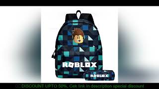 Hot Game ROBLOX Backpack For Students Boys Girls Bags Teens Daily Backpack Travel Rucksacks