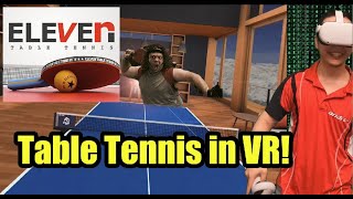 Club Player Reviews Eleven Table Tennis VR Ping Pong on Oculus Quest 2 | #metaquest2 screenshot 2
