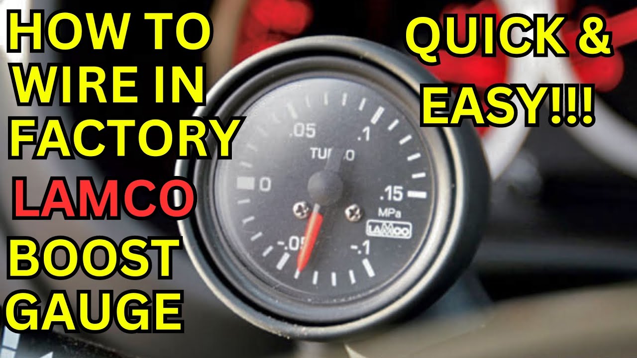 lamco-boost-gauge-install-how-to-subaru-other-vehicles-youtube