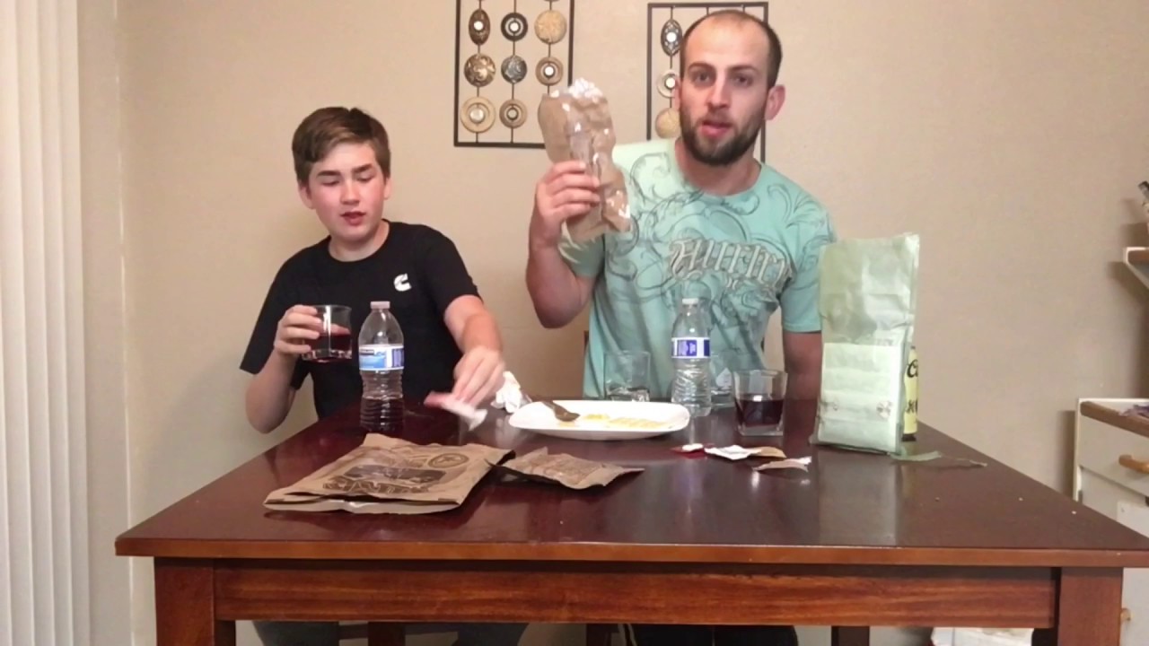 MRE TASTE TEST REVIEW Part 2 - YouTube