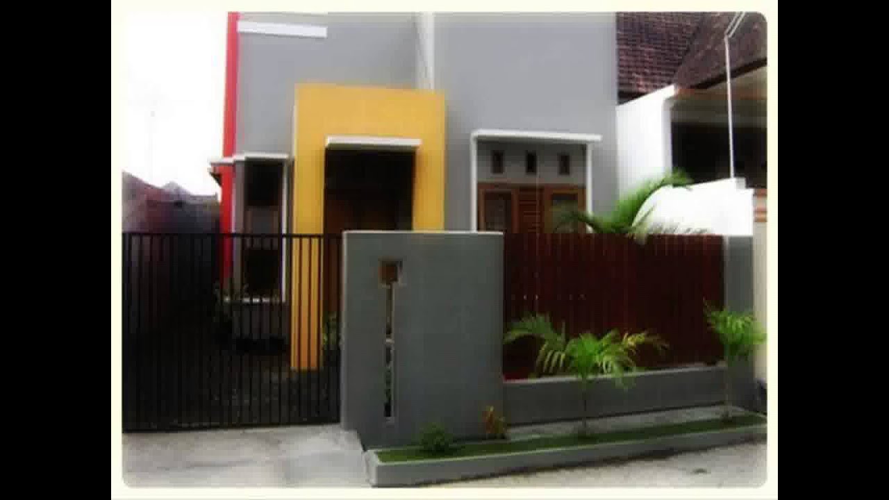 RUMAH MINIMALIS Desain Pagar Tembok Rumah Minimalis YouTube