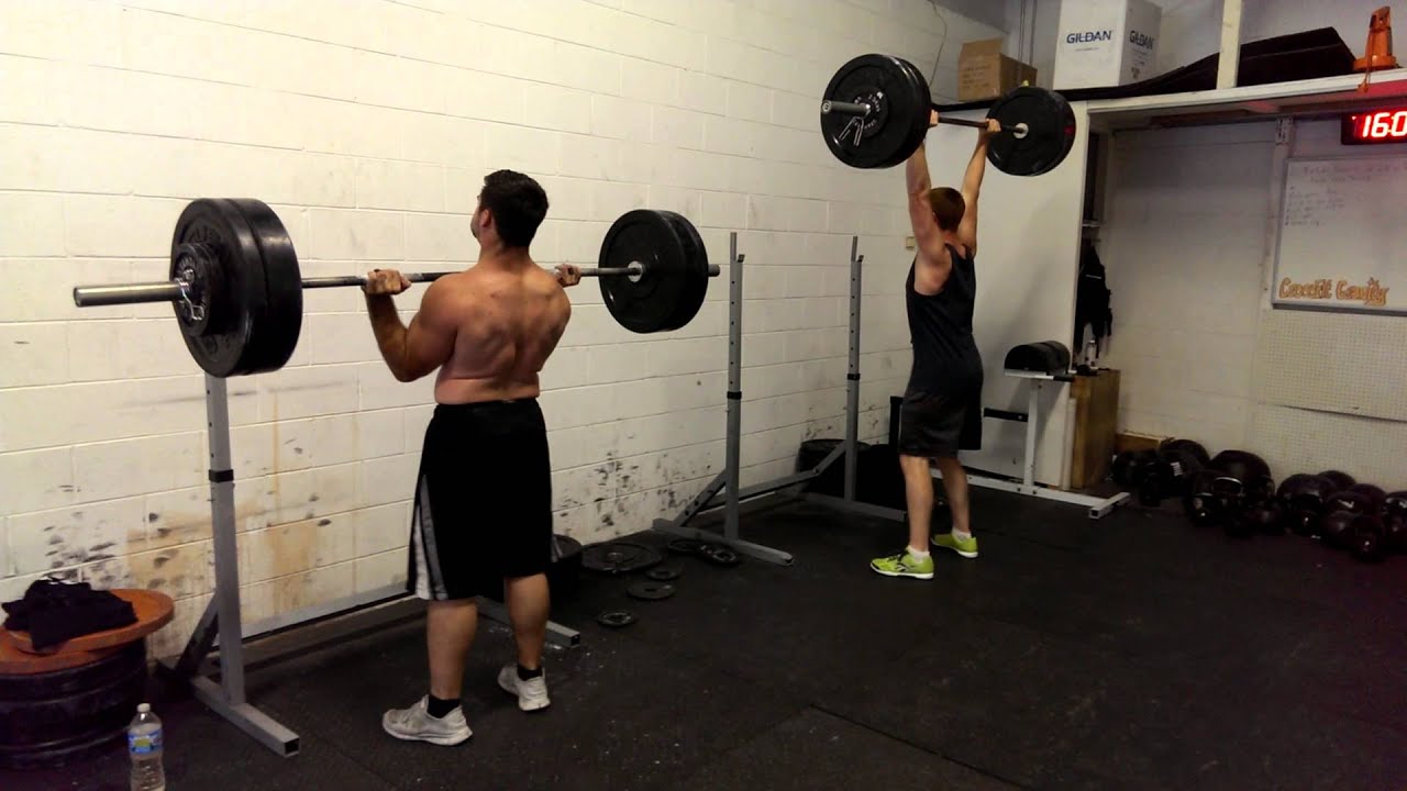 CrossFit Gravity Shaun(225) Red(195) Push Press Cluster CrossFit Gravity Shaun(225) Red(195) Push Press Cluster