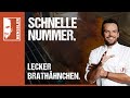 Schnelles, knuspriges Brathähnchen-Rezept von Steffen Henssler