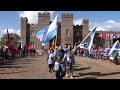 Clanadonia start the 2018 Medieval Combat World Championship at Scone Palace with a tribal beat