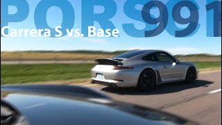 S is for Super  Porsche 991.1 Carrera S vs. Base