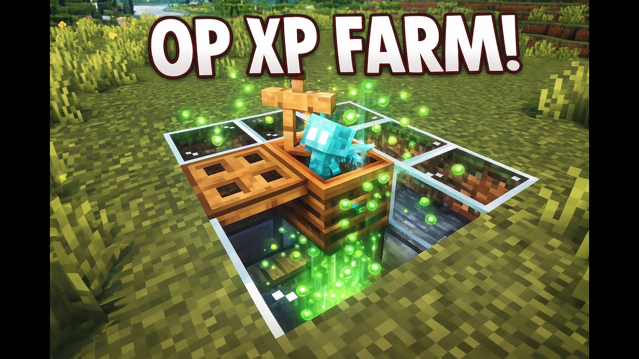 Simple OP XP Farm in Minecraft! - YouTube