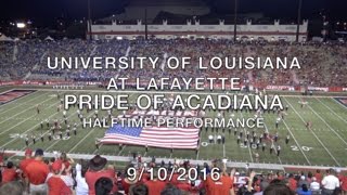 UL Lafayette Pride of Acadiana 9-10-2016