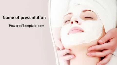 Face Pack PowerPoint Template by PoweredTemplate.com