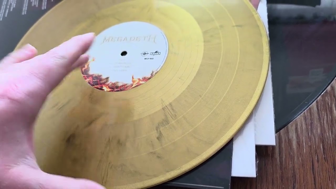 Megadeth – Megadeth BB Vinyl 1532GKIM 2 x LP, Gold Black Ice