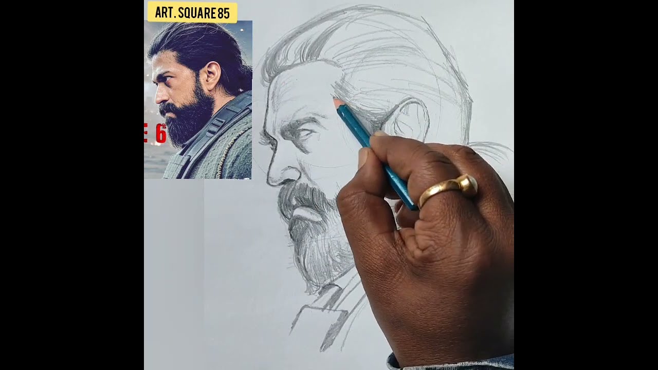 Yash Portrait with Loomis Method: A Step-by-Step Guide // Mastering the Loomis Method: Drawing Yash