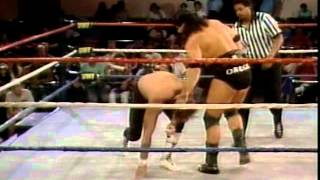 Billy Jack Haynes vs Gary Keys UWF Wrestling w/Bruno Sammartino