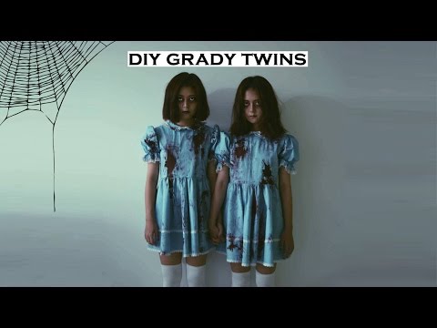 DIY The Grady Twins Halloween Costume Makeup🕸 Q2HAN YouTube