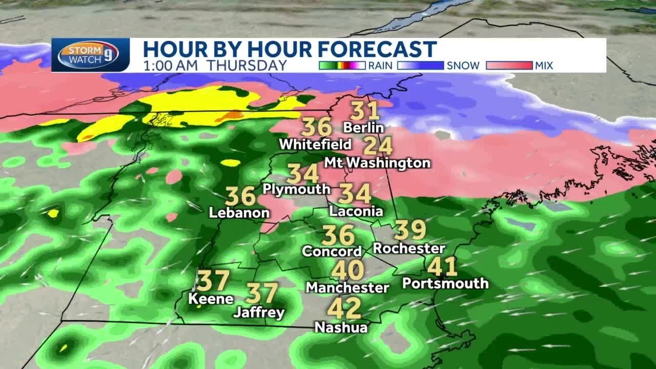 Wintry mix could lead to slick roads Thursday morning - YouTube