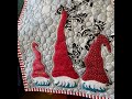 Twister Gnomes   Table Runner Quilt