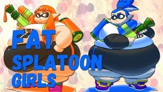 Splatoon Female Characters as Fat Parody