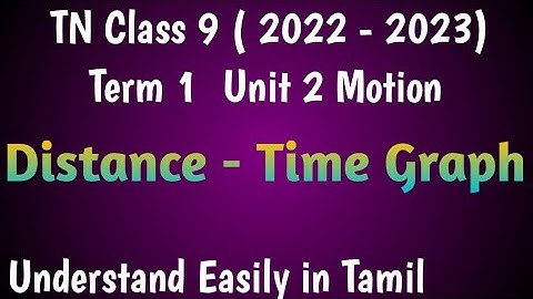 Distance - Time Graph for Uniform and Non Uniform Motion| Class 9 Science Term 1 Unit 2 Motion