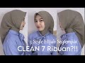 CLEAN AND NEAT SQUARE HIJAB TUTORIAL 7 THOUSAND | BELA SQUARE IS VERY NEAT WOI