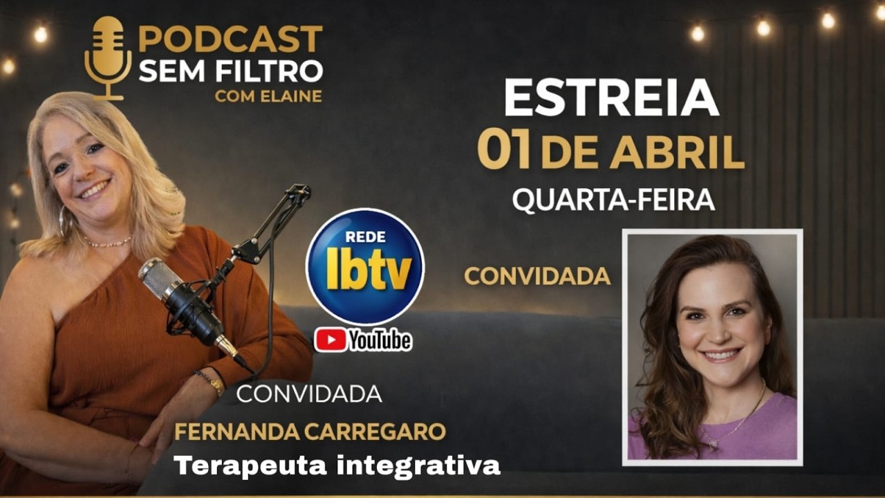 AO VIVO - PODCAST SEM FILTRO COM ELAINE | EP 01 - YouTube