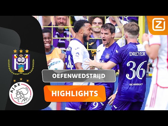 Ajax Falters in Friendly against RSC Anderlecht with 3-0 Loss in Brussels -  Newsway Ajax vs Anderlecht