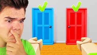 I Played PICK A DOOR In Roblox…