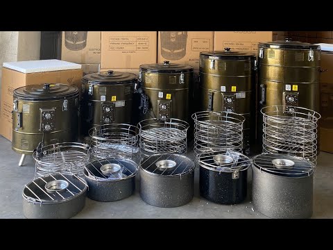 شرح كامل عن مكونات وطريق استخدام فرن المندي الجديد المتنقل للمنزل والرحلات يعمل بالكهرباء والغاز