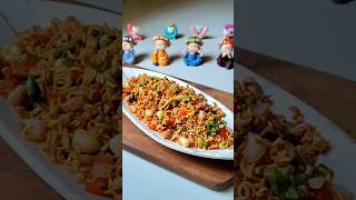 Wai Wai Or Maggie ? | Perfect IPL Snacks 🔥🤤😍 | Easy Wai Wai Chaat (Bhel) Recipe 😋 #shorts