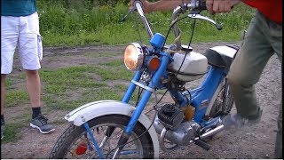 видео: Покупка мопеда рига -22 1987-го года.. Пробуем завести и прокатиться. картинка: Покупка мопеда рига -22 1987-го года.. Пробуем завести и прокатиться.