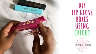 CRICUT LIP GLOSS BOX DIY - LIP GLOSS PACKAGING - BOX TEMPLATE - AS SEEN ON TIKTOK