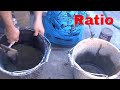 HOW TO MIX SAND AND CEMENT BY HAND DIY