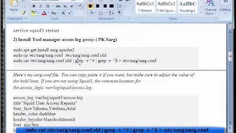 Install Sarg Squid3 Proxy on Ubuntu Server 12.04