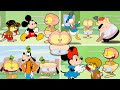 Mongo e Drongo em 4 episódios com Mickey, Pato Donald, Pateta e Minnie - Desenho animado com Disney