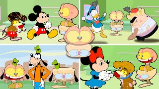 Mongo e Drongo em 4 episódios com Mickey, Pato Donald, Pateta e Minnie - Desenho animado com Disney