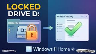 Prevent Any User from Accessing a Drive in Windows 11 (Built-in NTFS Method) Windows Home Included
