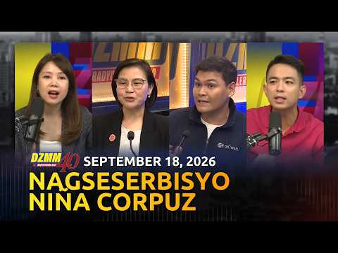 Nagseserbisyo Niña Corpuz | DZMM Teleradyo (18 September 2026)