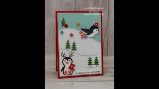 Penguin Place - Cute Scene Card
