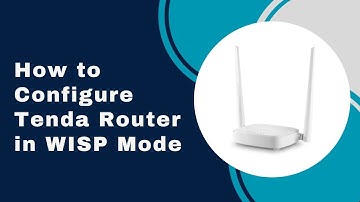 How to Configure Tenda Router in WISP Mode