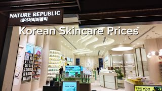 Nature Republic Dubai Mall Korean Skincare Prices in AED USD