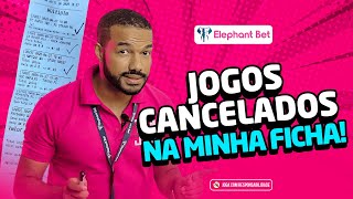 JOGOS CANCELADOS NA MINHA FICHA!