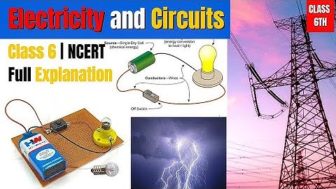 Electricity and Circuits Class 6 Science | Full Chapter Explanation in Hindi & English | NCERT 2025