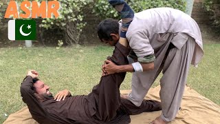 Crazy Street Massage in Pakistan | Head, Back, Leg Massage | #massage #asmr