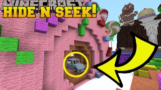 Minecraft: I AM A CAR!!! VEHICLES Hide And Seek - Modded Mini-Game