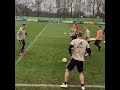 Training under Erik ten Hag looks intense