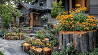 15 Jaw-Dropping Rustic Front Yard Landscaping Ideas